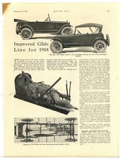 1917 Glide Motor Cars Motor Age Magazine Story: Pic & Model Changes for 1918 picture