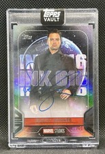 Topps 2026 Marvel Vault Bucky Barnes Sebastian Stan INK-616 Auto /50 picture