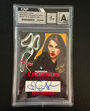 Horror Legends Masterpieces Emma Roberts Signed 1/1 Ghostface Sketch By Glebes. picture
