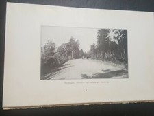 1911 photo plate new sand clay road SKOWHEGAN Maine Somerset County horse buggy picture