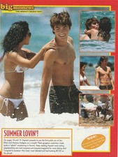 Zac Efron Vanessa Hudgens teen magazine pinup clipping shirtless water Pop Star picture