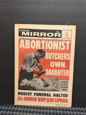 1965 National Mirror Newspaper, All Woman Whip Club Exposed  (10S) picture