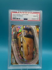 Topps 2025 Disney Sapphire Cruz Ramirez Gold Parallel /50 PSA 10 Trading Card picture