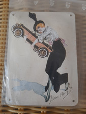 Rare tin postcard postcard 
