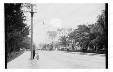 Miami Florida 12th Street Standard Postcard COPY RPPC picture