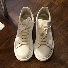 Alexander McQueen Men’s Low Top Lace Up Sneakers White Solid Casual picture