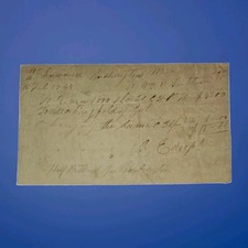 1733 Colonial Virginia Receipt Signed | Lawrence Washington Estate | 1st Year GW picture