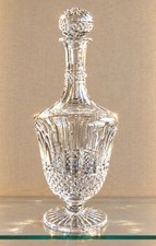 St Louis Crystal Tommy Pattern Wine Decanter with Matching Stopper 13 Inches picture