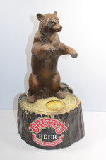 Vintage 1985 Canadian Grizzly Beer Counter Display With Standing Bear Lager 16” picture