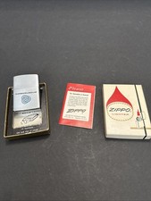 VINTAGE 1968 Zippo Lighter Never Fired rare  CARBORUNDUM picture