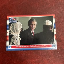 2001 Enduring Freedom George W Bush Rebukes Anti-Muslim Sentiment in US #25 picture