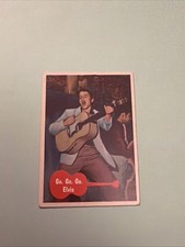 ORIGINAL 1956 TOPPS ELVIS PRESLEY CARD #1 ROOKIE CARD GO, GO, GO, ELVIS picture