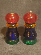 Vintage Olde Thompson Salt Shaker & Pepper Grinder Lucite Acrylic-WOWZA picture