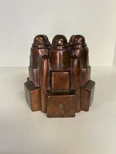 Antique Benham & Froud Copper Jelly Mould #420 Victorian Castellated Castle picture