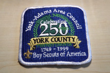 BSA York Adams Area Council Celebrating 250 Years York County PA 1999 Patch picture