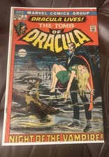 THE TOMB OF DRACULA #1/Marvel/1972/1st Marvel DRACULA/VERY GOOD- picture