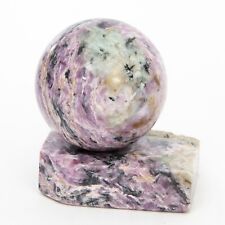 CHAROITE polished sphere with stand stone 1.73 inch chakra crystal ball #6290T picture