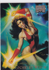 1996 Fleer/SkyBox Marvel Masterpieces Scarlet Witch #40 Julie picture
