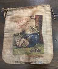 Vintage Tucketts Orinoco Smoking Tobacco Bag Empty 1910s picture