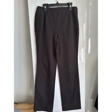 Jil Sander90s Minimalist Techno Trousers Chocolate Brown fitted Tailored Pants picture