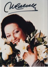 Montserrat Caballe - Opera - Photo - Original Signed picture