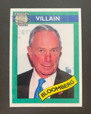 Michael Bloomberg  - Villain World Cards - Homemade Political Trading Cards picture