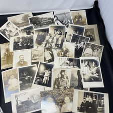 29 RPPC Real Photo Postcard  LOT  Animals Farm People Missouri Midwest Family picture