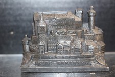 Rare Nurnberg Germany Castle  Silvered Lead 2 5/8 X 3 1/.2