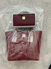 Dooney and Bourke Leather Tote and Matching Wallet NIBag picture
