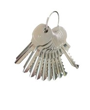 1 National Cabinet Lock Small Pin NA12 NA14 1069LB 5 Cut Space and Depth Keys picture