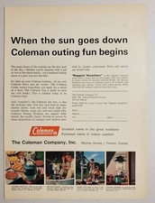 1964 Print Ad Coleman Outing Fun Lanterns,Snow-Lite Jugs Wichita,Kansas picture