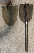 WWII US Military Shovel w/ Cover M1943 W.L. Dumas 1943 vintage picture