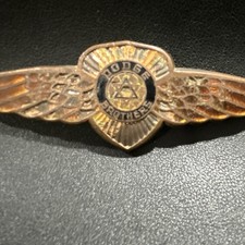1920s/30s Dodge Brothers winged radiator emblem badge picture