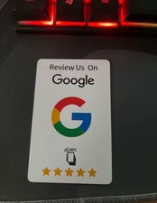 50 Card Google NFC Review Card Size picture