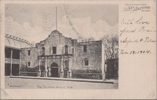 Postcard Greetings from San Antonio Texas The Alamo 1904 picture