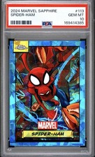 2024 Topps Chrome Marvel Sapphire Spider-Ham #113 PSA 10 Pop 10 First Year picture