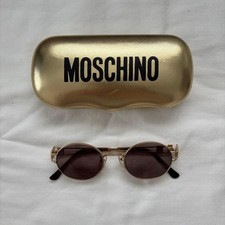 Authentic Vintage MOSCHINO Sunglasses Retro Designer Rare Stylish Luxury Appeal picture