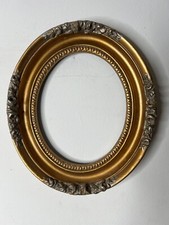 Stunning Antique French Gilt Oval Picture / Photo Frame 13