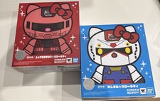Hello Kitty BANDAI Chogokin Gundam Char's Zaku II Mobile Suit FIgure set of 2 picture