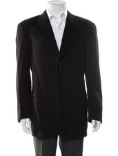 Vintage Giorgio Armani Le Collezion 100% Cashmer Overcoat Blazer Jacket US 38R picture