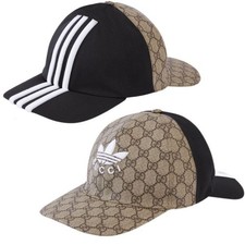 GUCCI x adidas Double Sided Baseball Cap Reversible Hat New picture