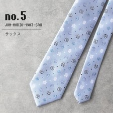Super Mario Bros. Tie   -#5 saxblue- Bandai Nintendo Game Polyester Japan picture