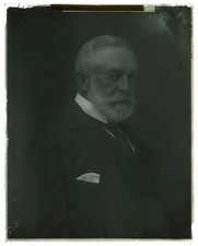 c. 1910's Henry Clay Frick by Pach Brothers Glass Plate Negative (Positive?) picture