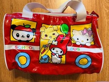 Vtg Y2K SANRIO Rare 2007 Large Vinyl Bus Small Duffle Bag Hello Kitty picture