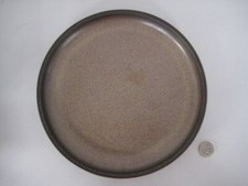VINTAGE DENBY BROWN ROMANY DESIGN LARGE DINNER PLATE 10 inch picture