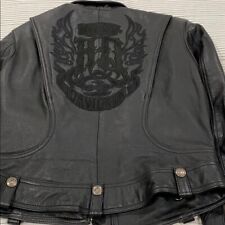 ⭐⭐ HARLEY DAVIDSON Womens Soft Embroidered Leather HD Riding Jacket Small   picture