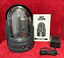 Vintage 1980s White Lightning Plasma Dome with OEM Power Supply & Owner's Manual picture