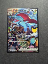 Pokemon 30th Anniversary Salamence ex SIR 156/128 English NM picture