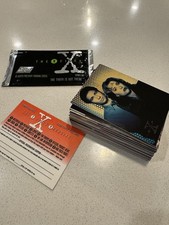 1995 Topps X-Files Series 1 Complete Card Set + 2 Extra Cards, Pack & Insert picture