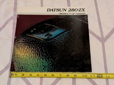 Vintage Datsun 280-ZX Sales Brochure Nissan Original Dealership Literature  picture